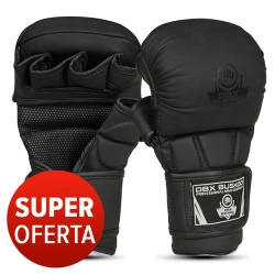 OFERTA SPECJALNA! PRZECZYTJ OPIS! - Rękawice MMA sparingowe L - Black Master - Valor Series