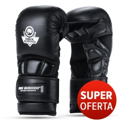 OFERTA SPECJALNA! PRZECZYTAJ OPIS! - Rękawice MMA sparingowe L - Warrior Black - Legacy Series
