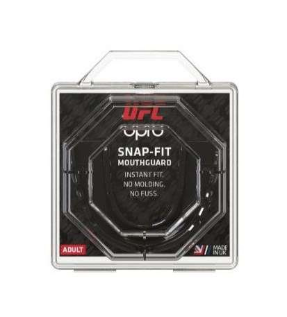 Ochraniacz na zęby firmy Opro + pudełko - czarny - UFC Snap Fit