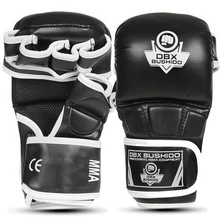 Rękawice MMA sparingowe M - Phantom White - Valor Series | DBX Bushido