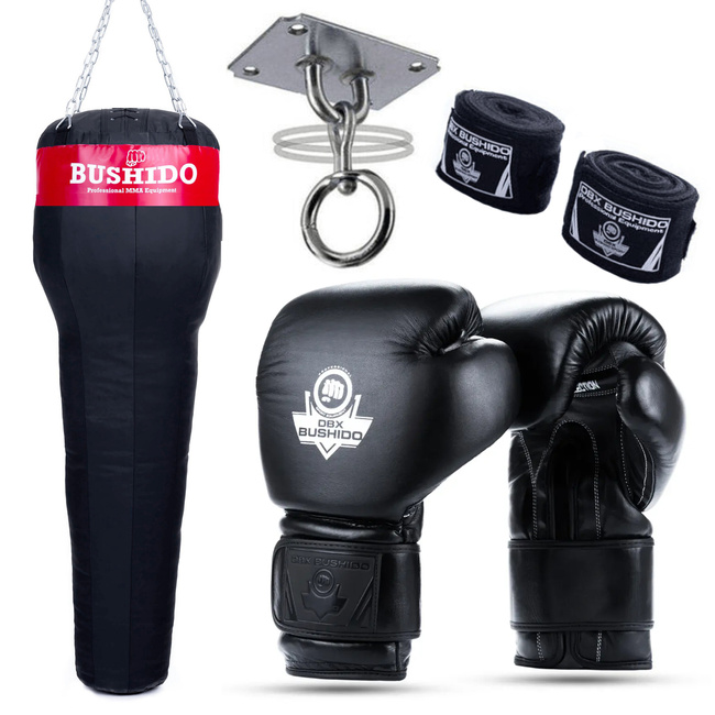 Zestaw Bokserski Worek Hakowy + Rękawice ProFight  | DBX Bushido
