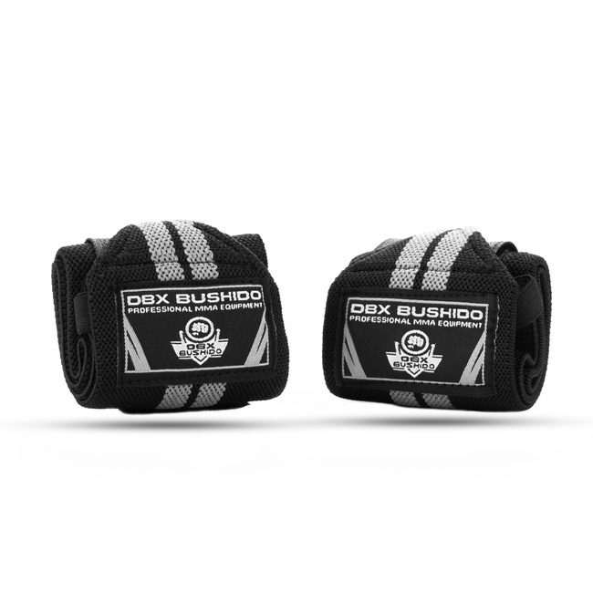 Elastyczne usztywniacze / ściągacze nadgarstka | Black/White | DBX Bushido