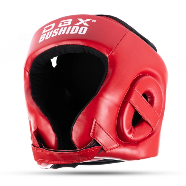 Kask Bokserski Turniejowy CZERWONY