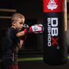 80 cm / 15 kg - Profesjonalny worek bokserski dla dzieci i młodzieży 80 cm x 30 cm - czerwony