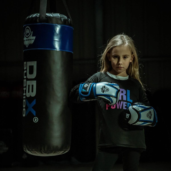 Rękawice bokserskie 6oz dla dzieci - Junior Blue | DBX Bushido