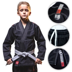 Kimono / GI do BJJ dla dzieci Czarne + pas GRATIS - X-SERIES M0