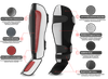 Ochraniacze na piszczele S - Phantom Red | DBX Bushido