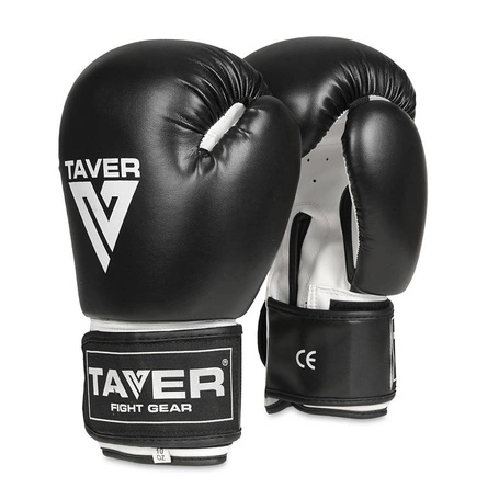 Rękawice bokserskie sparingowe TAVER White 10oz