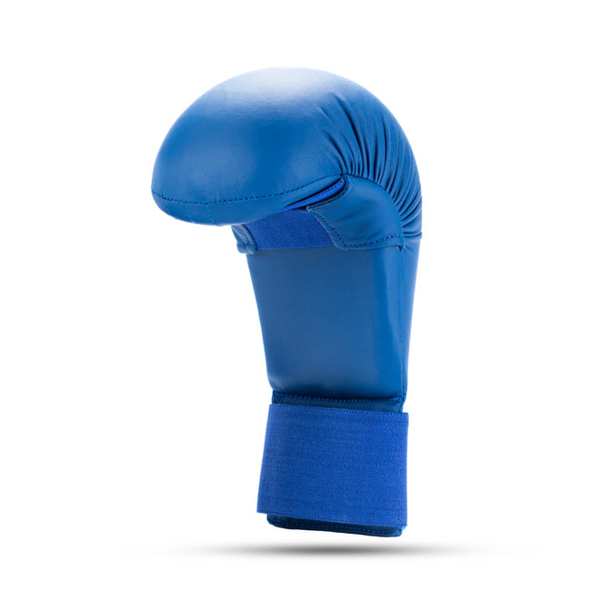 Rękawice do karate WKF - napięstniki niebieskie L