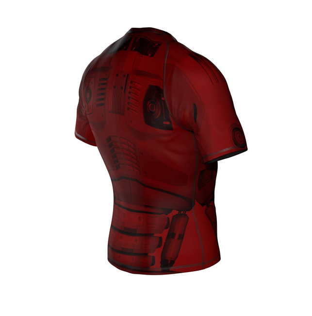Koszulka kompresyjna "Cyborg" typu Rashguard powstała z materiału DBX MORE DRY L