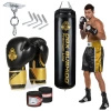 140 cm / 40 kg - Zestaw bokserski: worek treningowy Premium + rękawice bokserskie + mocowanie + owijki 
