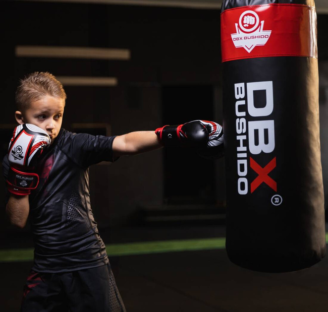 Rękawice bokserskie 6oz dla dzieci - Junior Red | DBX Bushido