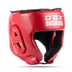 Kask Bokserski Turniejowy CZERWONY