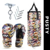 Zestaw bokserski dla dzieci Cartoon Red 70x25kg PUSTY Worek + rękawice 6oz | DBX Bushido