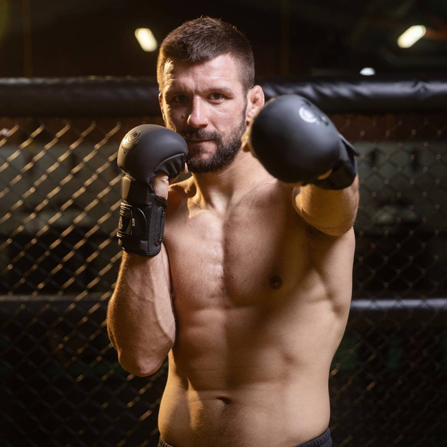 Rękawice MMA sparingowe XL - Black Master - Valor Series
