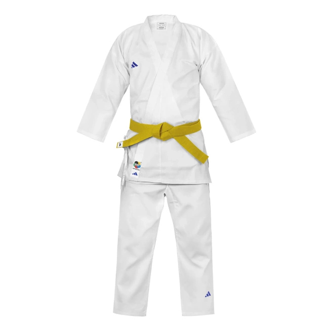 Kimono do Karate  - Karatega  Adidas WKF z białym pasem - 110-120 cm