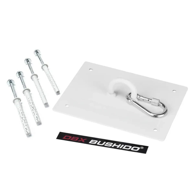 OFERTA SPECJALNA! PRZECZYTAJ OPIS! - BIAŁE WZMOCNIONE ZAWIESIE MOCOWANIE XL DO WORKA TRENINGOWEGO BUSHIDO