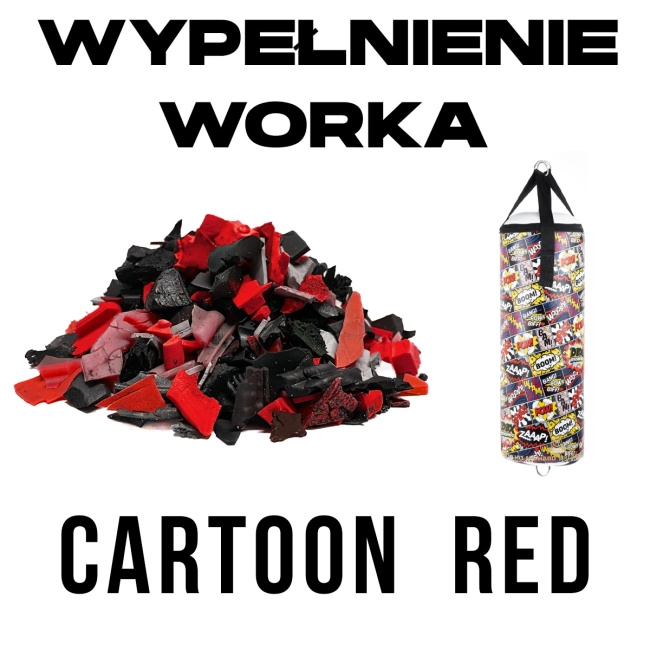 Wypełnienie do worka Cartoon Red