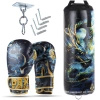 Zestaw bokserski dla dzieci Dragon 75x25cm PUSTY Worek + rękawice 6oz | DBX Bushido