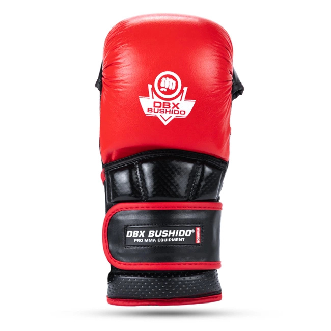Rękawice MMA sparingowe M - Warrior Red - Legacy Series
