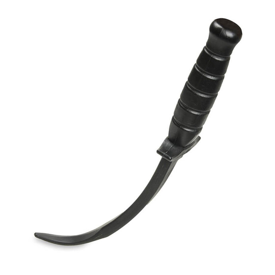 Gumowy nóż treningowy atrapa noża, czarny  - ARW-5051