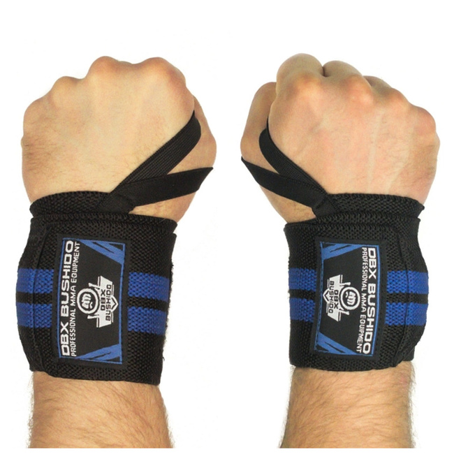 Elastyczne usztywniacze / ściągacze nadgarstka | Black/Blue | DBX Bushido
