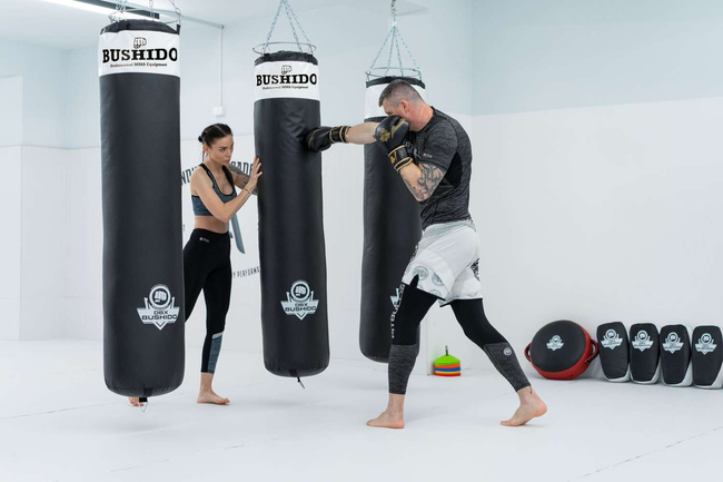 Worek bokserski - 160 White - 160 cm / 50 kg | DBX Bushido