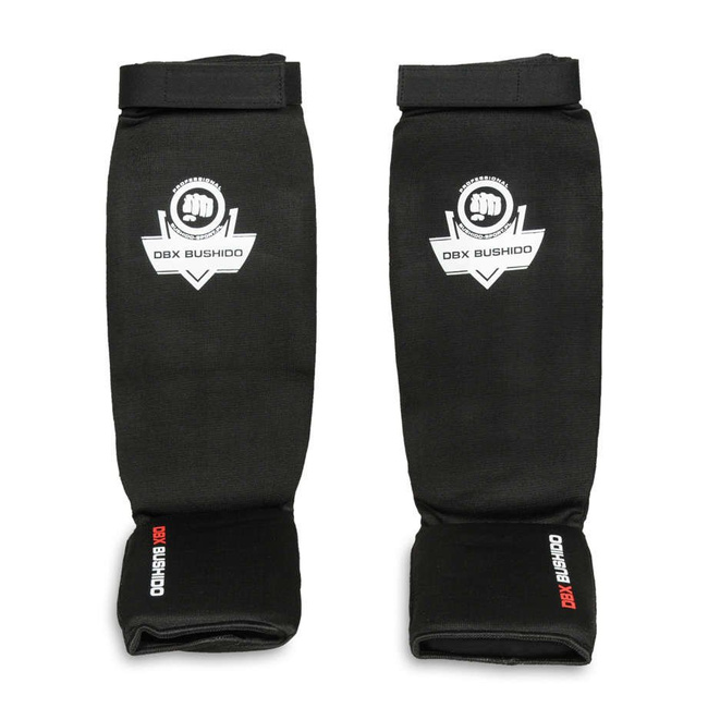 Elastyczne ochraniacze na piszczele S - Shinrage Black | DBX Bushido