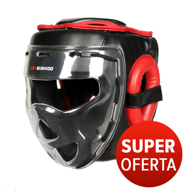 OFERTA SPECJALNA! (Przeczytaj opis!) Kask bokserski z maską ARH-2180 M