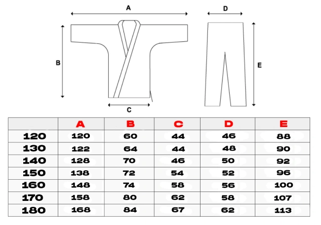 Kimono do Judo - Judoga dla dzieci 130 cm + Pas 