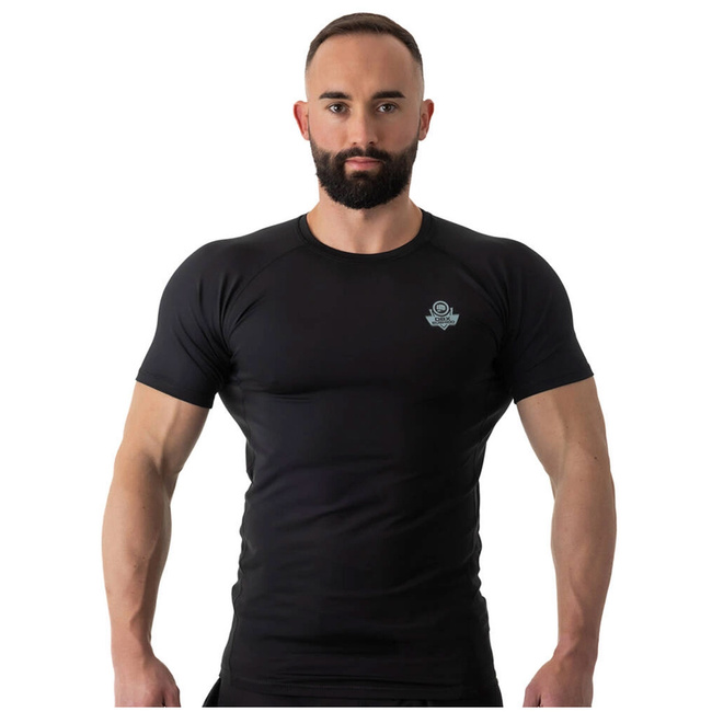 Rashguard krótki rękaw czarny BlackRS - M