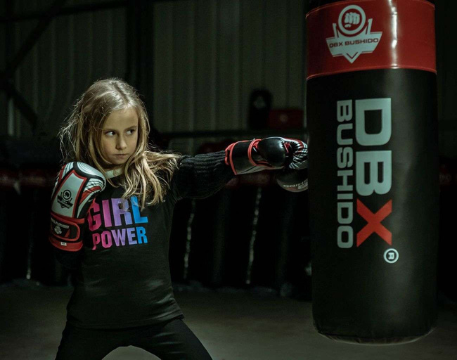 Rękawice bokserskie 6oz dla dzieci - Junior Red | DBX Bushido