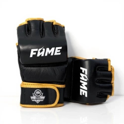Rękawice FAME MMA ze skóry naturalnej | DBX Bushido