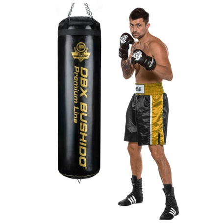 140 cm / 40 kg - WOREK TRENINGOWY BOKSERSKI BUSHIDO 140x40 40kg PREMIUM