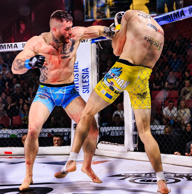 Rękawice MMA L - Phantom Red - Valor Series