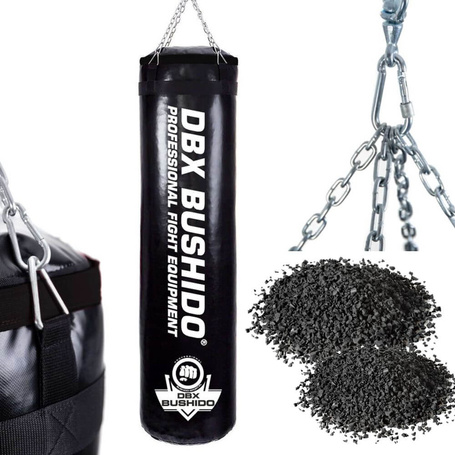 130 cm / 60 kg - Worek treningowy 60 KG! Worek treningowy bokserski z granulatem gumowym - SBRX-P