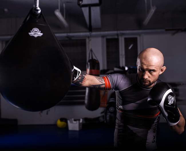 Rękawice bokserskie 12oz - Blaze White - Legacy Series | DBX Bushido