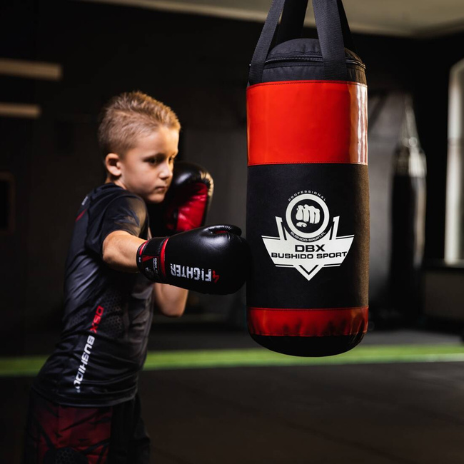 Rękawice bokserskie 6oz dla dzieci - 4Fighter Red | DBX Bushido