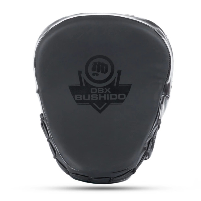 Mini Łapy trenera ze skóry naturalnej | Black Leather | DBX Bushido