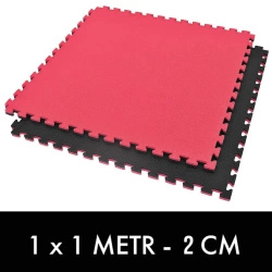 Mata do ćwiczeń z Ceryfikatem Bezpieczeństwa - Puzzle 1x1m - Tatami 2 cm