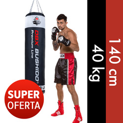 OFERTA SPECJALNA!  PRZECZYTAJ OPIS! - 140 cm / 40 kg - WOREK TRENINGOWY BOKSERSKI  BUSHIDO 140x40 40kg PREMIUM