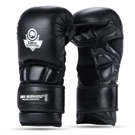 Rękawice MMA sparingowe L - Warrior Black - Legacy Series | DBX Bushido
