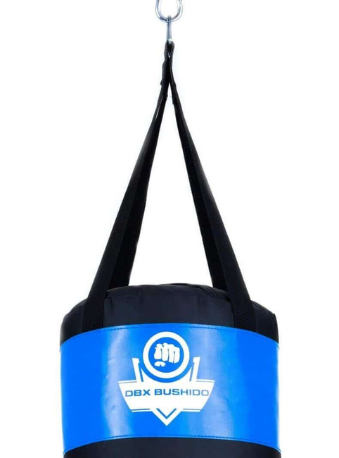 80 cm / 15 kg - Zestaw Bokserski dla Dzieci DBX Junior Niebieski + łańcuch | DBX Bushido