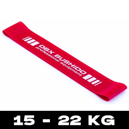 Power Band MINI  - Guma Treningowa  do ćwiczeń mobility - CZERWONA 15 -22 kg