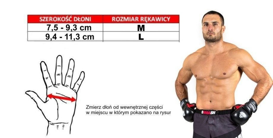 ARM-2009 Rękawice do MMA DBX BUSHIDO  M