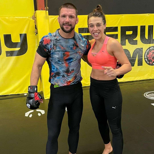 Rękawice MMA sparingowe S/M - Phantom Red - Valor Series