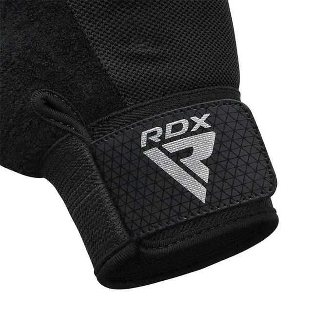 Rękawiczki na siłownię RDX W1FB-S Czarne