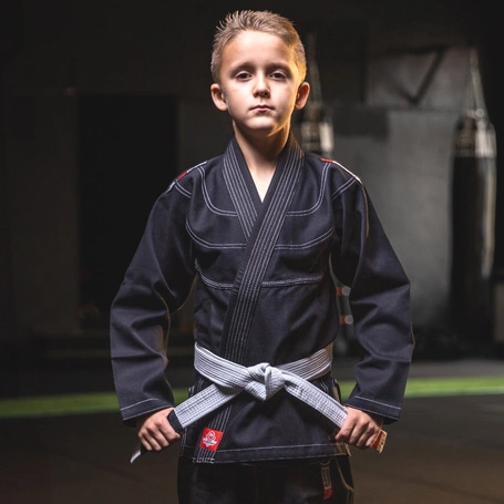 Kimono / GI do BJJ dla dzieci Czarne + pas GRATIS - X-SERIES M3
