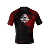 Koszulka kompresyjna "Blood" typu Rashguard powstała z materiału DBX MORE DRY XL