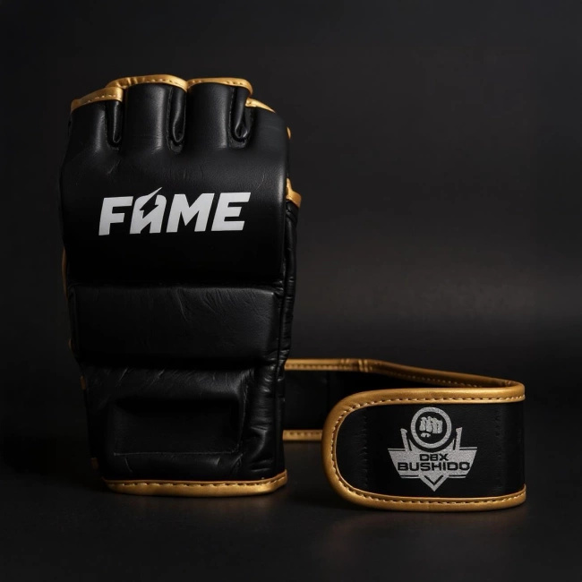 Rękawice FAME MMA ze skóry naturalnej | DBX Bushido